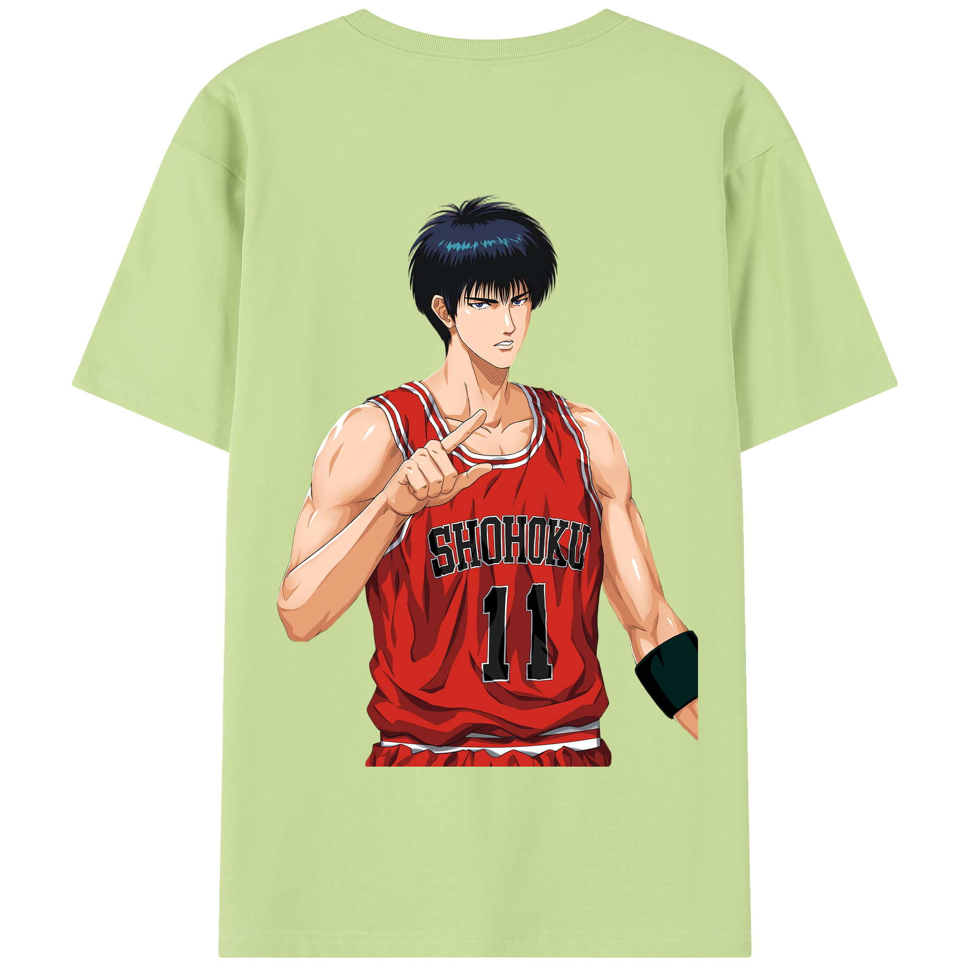SLAM DUNK／スラムダンク 綿100％半袖Tシャツ（背面プリント）